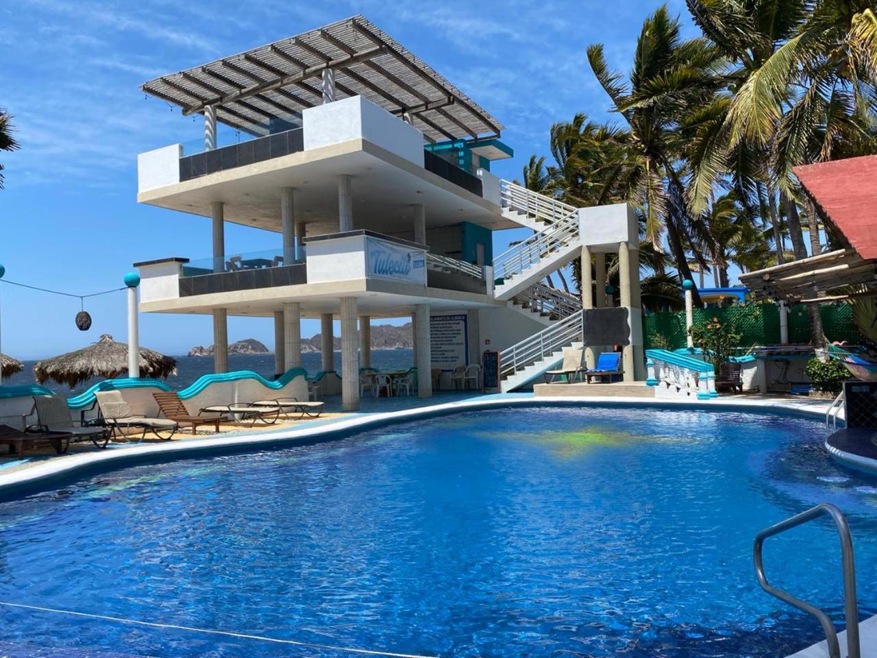 Bungalows Laguna Del Tule San Patricio Melaque Exterior foto